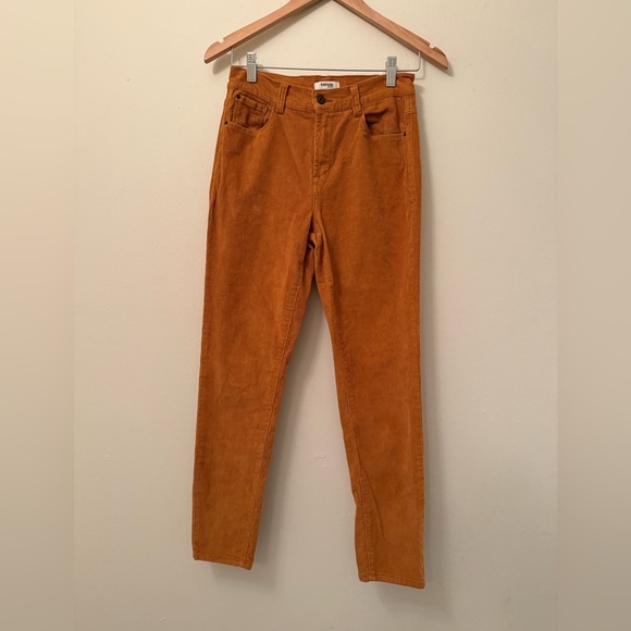 Kensie Women's Orange Jeans corduroy - Picture 1 of 5